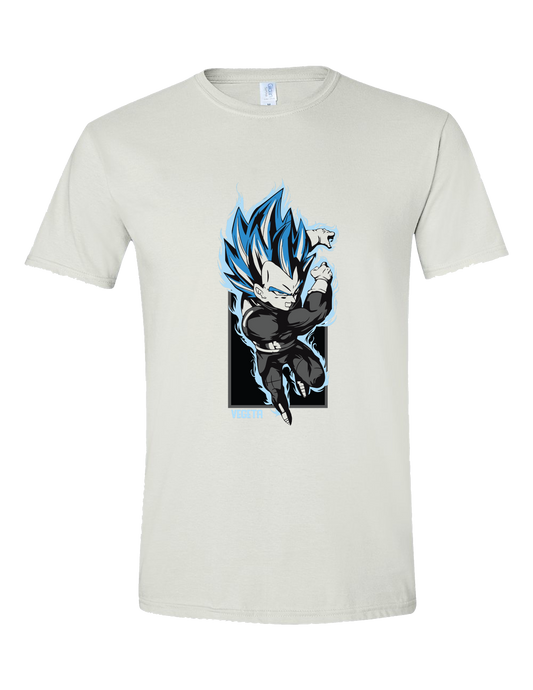 Vegeta Super Saiyan Blue Ready to Press DTF Transfer