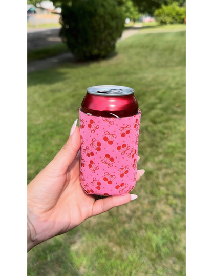 Cherry koozie