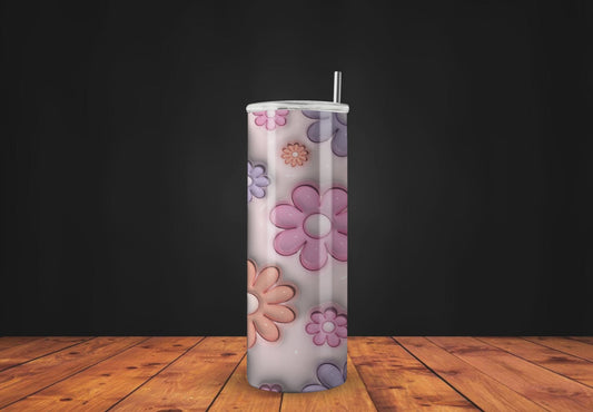 Pink flowers Tumbler