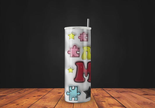 Autism Mom Tumbler