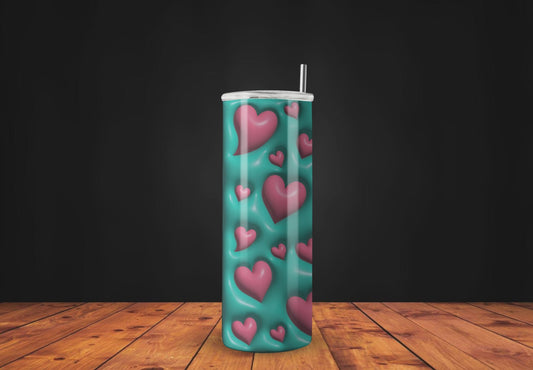 Love hearts Tumbler