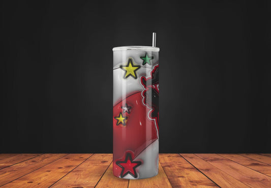 Retro super girl Tumbler